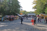 北海道神宮 神門の大注連縄の様子