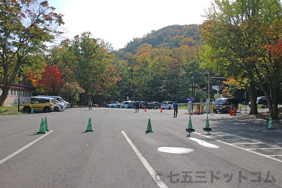 北海道神宮 南1条駐車場の様子