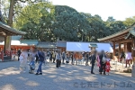 大宮氷川神社 第一駐車場の様子