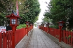 川越八幡宮 参道の様子