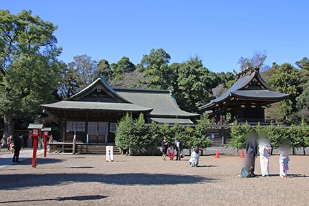 鷲宮神社 拝殿・本殿の様子