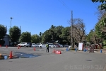 鷲宮神社 駐車場入口の様子