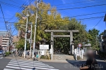 船橋大神宮 境内入口の鳥居の様子