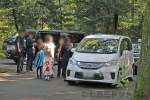 明治神宮 御祈祷を受ける祈祷殿（写真お社奥）の様子