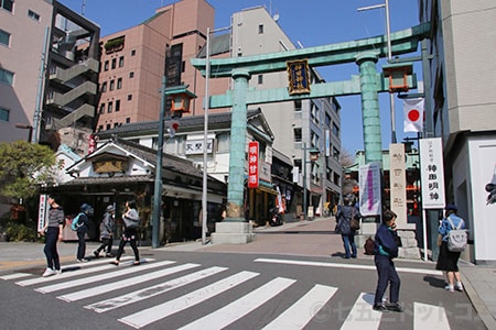 神田明神 大鳥居の様子