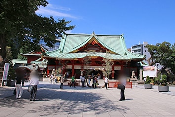 神田明神 境内拝殿の様子