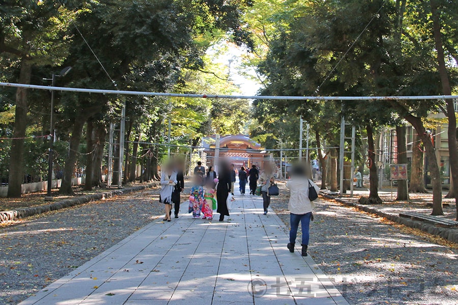 大國魂神社 参道の様子