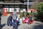 大國魂神社 西門側駐車場の様子