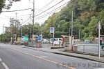 鶴岡八幡宮 第1駐車場入口の様子