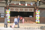 真清田神社 参拝者用駐車場の様子