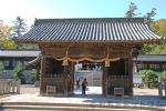 吉備津彦神社 随神門の様子