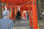 吉備津彦神社 子安神社社殿への階段の様子