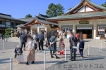 広島護國神社 広島城址公園の案内図と広島護國神社へのルートの様子