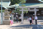 比治山神社 二の鳥居の様子