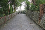 多摩川浅間神社 境内入口スロープの様子