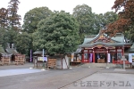 清瀬日枝神社・水天宮 拝殿の大提灯の様子