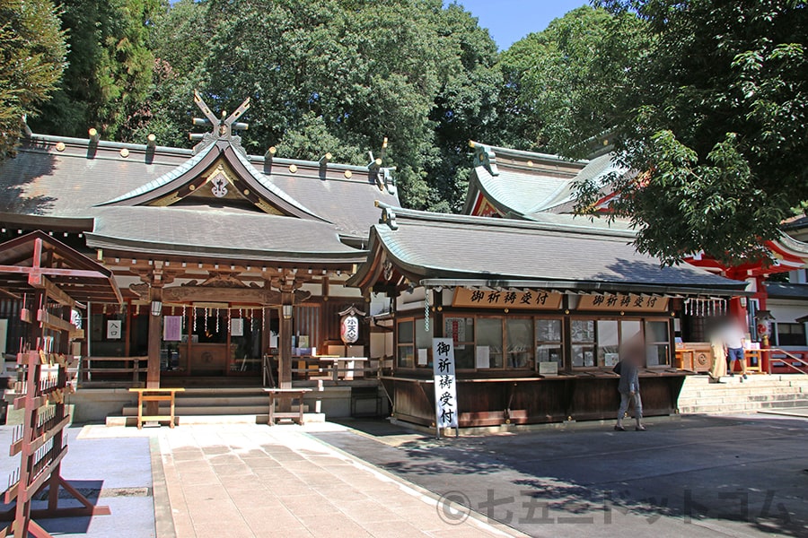 清瀬日枝神社・水天宮 水天宮本殿（拝殿）の様子