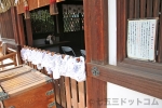 敷地神社（わら天神宮） 御祈祷の執り行われる本殿内の様子