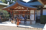 井草八幡宮 御祈祷受付のお社の様子