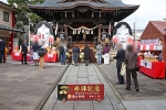 溝口神社 本殿前の様子