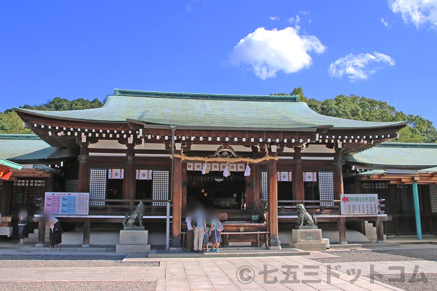 防府天満宮 本殿の様子