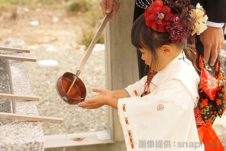 七五三お参りの様子